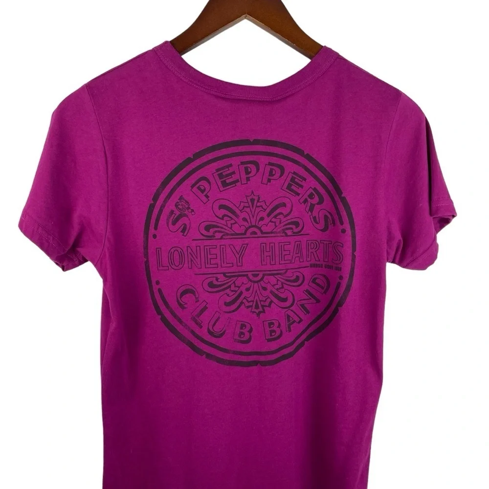 Junk Food | Purple Beatles Sgt Peppers Band Tee Shirt New - Picture 5 of 9
